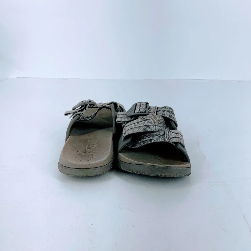 Chaco Chillos Slide Sandals Womens 7 Olive Green Adjustable‎ Strap J106846